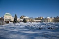 Center of small spa town Frantiskovy Lazne Royalty Free Stock Photo