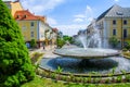 Center of spa resort Frantiskovy Lazne Franzensbad - Czech Republic Royalty Free Stock Photo