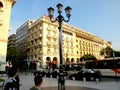 Center of the town Tessaloniki, Greece. Royalty Free Stock Photo