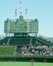 2001 Centerfield Scoreboard at Wrigley Field