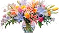 centerpiece flower arrangment Royalty Free Stock Photo