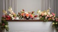 centerpiece table top with flowers