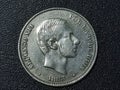 1883 50 Centimos de Pesos Spanish-Philippine Coin