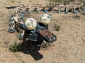 Centipede, yard art Royalty Free Stock Photo