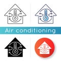 Central air conditioning icon Royalty Free Stock Photo