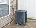 Central Air Conditioning Unit Royalty Free Stock Photo