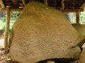 Central America, Nicaragua, Petroglyphs on an Ometepe island Royalty Free Stock Photo