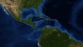 Central America from space - zoom