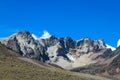 Central Andes rocky range Cerro Cathedral Royalty Free Stock Photo