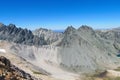 Central Andes rocky range Cerro Cathedral Royalty Free Stock Photo