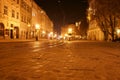 Central area of Lvov Royalty Free Stock Photo