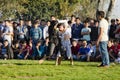 The Central Asian Turkmen meadow wrestling held in Istanbul