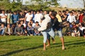 The Central Asian Turkmen meadow wrestling held in Istanbul