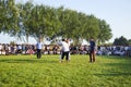 Central Asian Turkmen wrestling in Istanbul