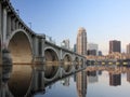 Central Ave bridge in Minneapolis Royalty Free Stock Photo