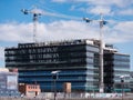 Central Bank of Ireland building under construction, North Wall Quay, Dublin city.