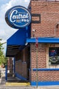 Central BBQ vertical neon restaurant sign