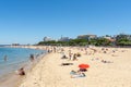 Arcachon, France, central beach, seafront and jetty