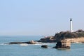 Central beach of Biarritz Royalty Free Stock Photo