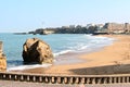 Central beach of Biarritz Royalty Free Stock Photo