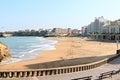 Central beach of Biarritz Royalty Free Stock Photo