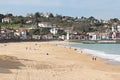 Central beach of Saint Jean de Luz Royalty Free Stock Photo