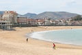 Central beach of Saint Jean de Luz Royalty Free Stock Photo