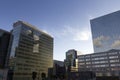 The central business district in the Northern Quarter of Brussels on a summer evening Royalty Free Stock Photo