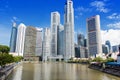 Central Business District in Singapore Royalty Free Stock Photo