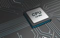 Central computer processors, CPU computer technology, Electronic concept