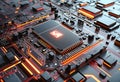 Central Computer Processors CPU concept Royalty Free Stock Photo