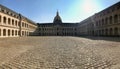 The central courtyard of les invalides in Paris