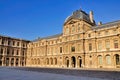 Central Courtyard of the Louvre, Paris Royalty Free Stock Photo