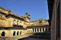 Central courtyard of Raj Mahal palace at Orchha