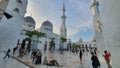 Central courtyard of Sheikh zayed Mosque, Solo Indonesia