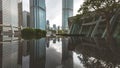 a Central District look out from IFC middle level platform. may 17 2023