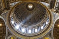 The central dome of the Cathedral of St. Peter