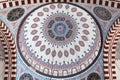 Central dome of Sehzade Mosque Royalty Free Stock Photo