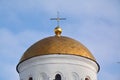 Central dome of Transfiguration cathedral, Chernihiv Royalty Free Stock Photo