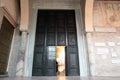 Central doorway of Saint Sabina Basilica in Rome