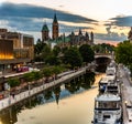 Central downtown, Ottawa, Ontario, Canada Royalty Free Stock Photo