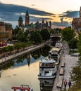 Central downtown, Ottawa, Ontario, Canada Royalty Free Stock Photo