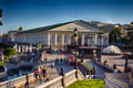 Central exhibition hall. Downtown Moscow. Russia. A popular tourist destination.