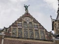 Central gable of north facade of the Rijksmuseum Amsterdam Royalty Free Stock Photo