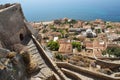 Central gate of upper town of Monemvasia, Greece Royalty Free Stock Photo