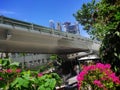 Reopening of the 6th generation new Peak Tram after renovation in Central Hong Kong. Royalty Free Stock Photo