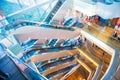 Central, Hong Kong - September 21, 2016 : escalator in the peak Royalty Free Stock Photo