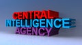 Central intelligence agency cia Royalty Free Stock Photo