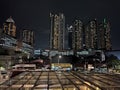 Central Jakarta At Night views at monarki's Coffeeshop