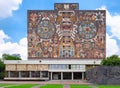 The Central Library at the National Autonomous University in Mexico Royalty Free Stock Photo